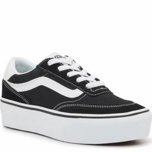 Vans Women's Classic Black and White Sneakers